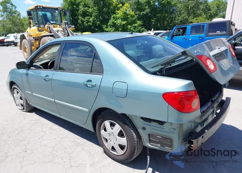 2007 Toyota Corolla Le z USA, uszkodzony, nr VIN 2T1BR32E07C738017